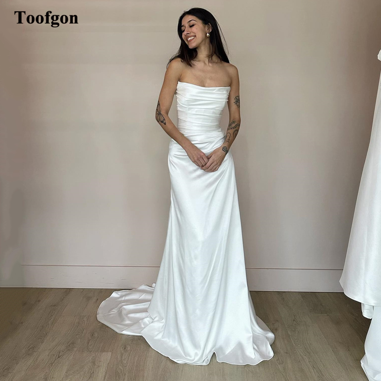 Customized Mermaid Soft Satin  - Vintage Women'S Formal Wear avis et prix