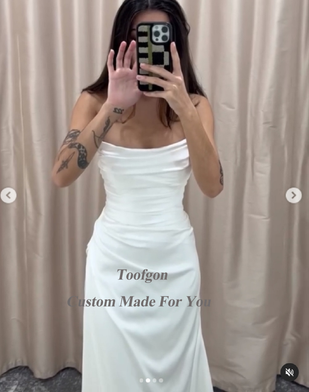 Customized Mermaid Soft Satin  - Vintage Women'S Formal Wear avis et prix