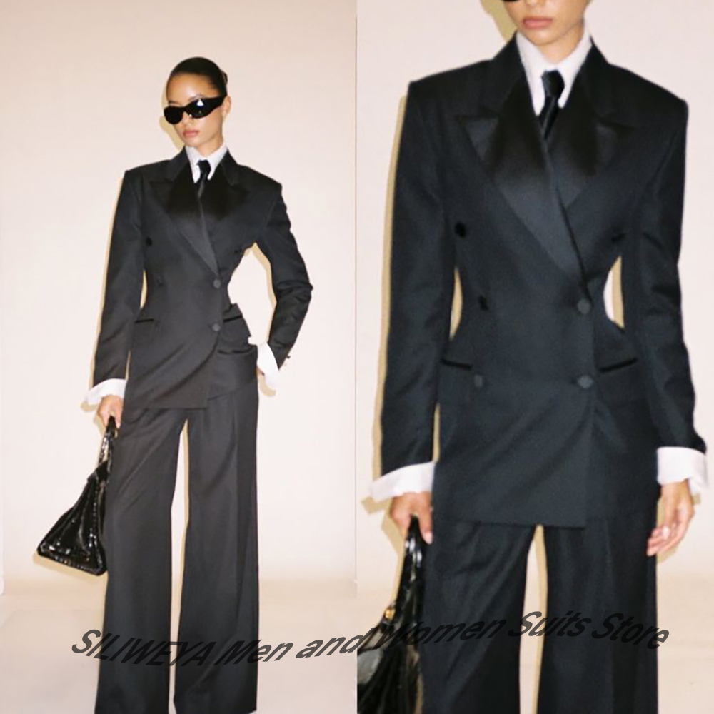 Professional Women's Black Dou - Women'S Office Formal Wear For Ladies avis et prix