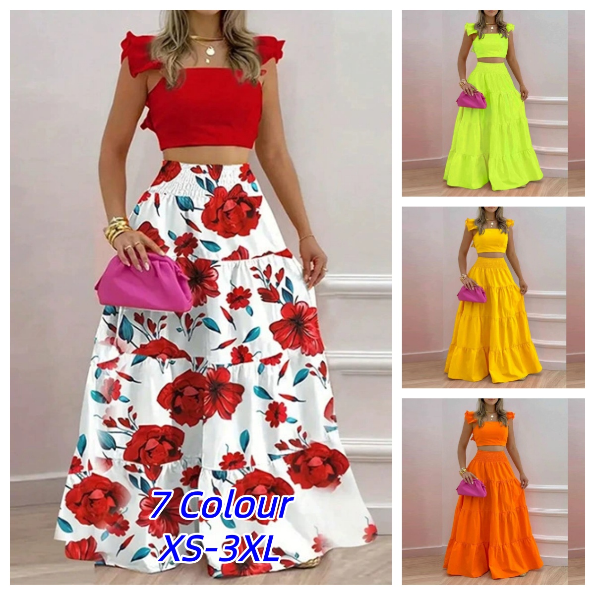 Skirt Y2k Two Piece Set Womans - Women Formal Wear For Summer avis et prix