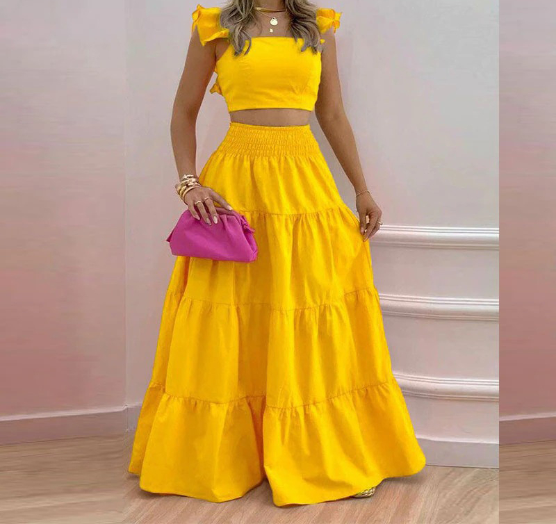 Skirt Y2k Two Piece Set Womans - Women Formal Wear For Summer avis et prix