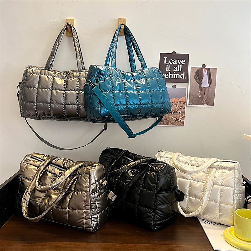 Space Pad Cotton Shoulder Bag  - Shoulder Bag Structured avis et prix