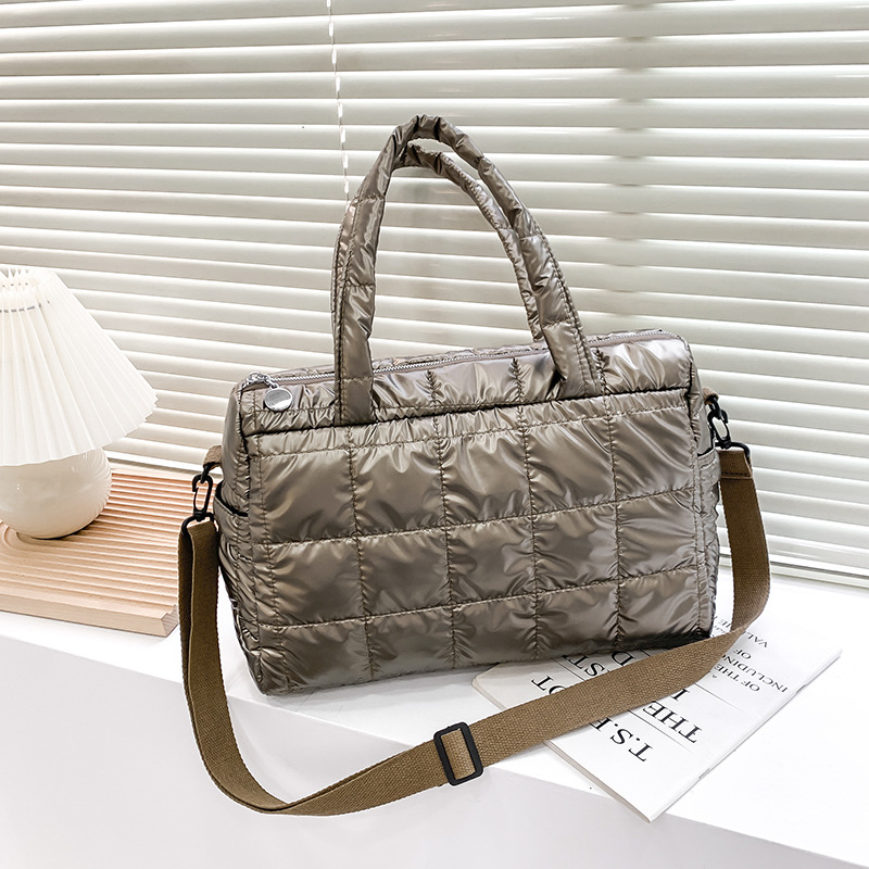 Space Pad Cotton Shoulder Bag  - Shoulder Bag Structured avis et prix