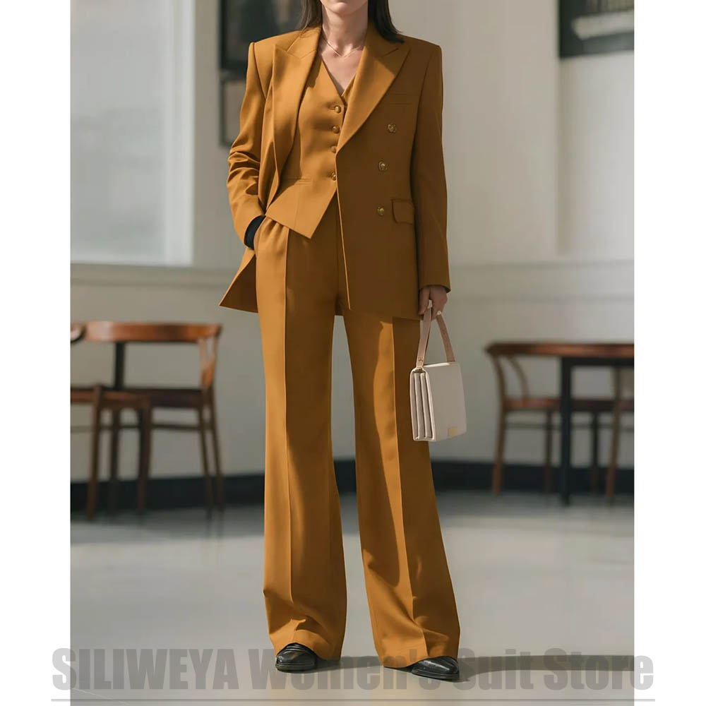 Women's Suit 3 Piece Double Br - Women'S Office Formal Wear For Ladies avis et prix