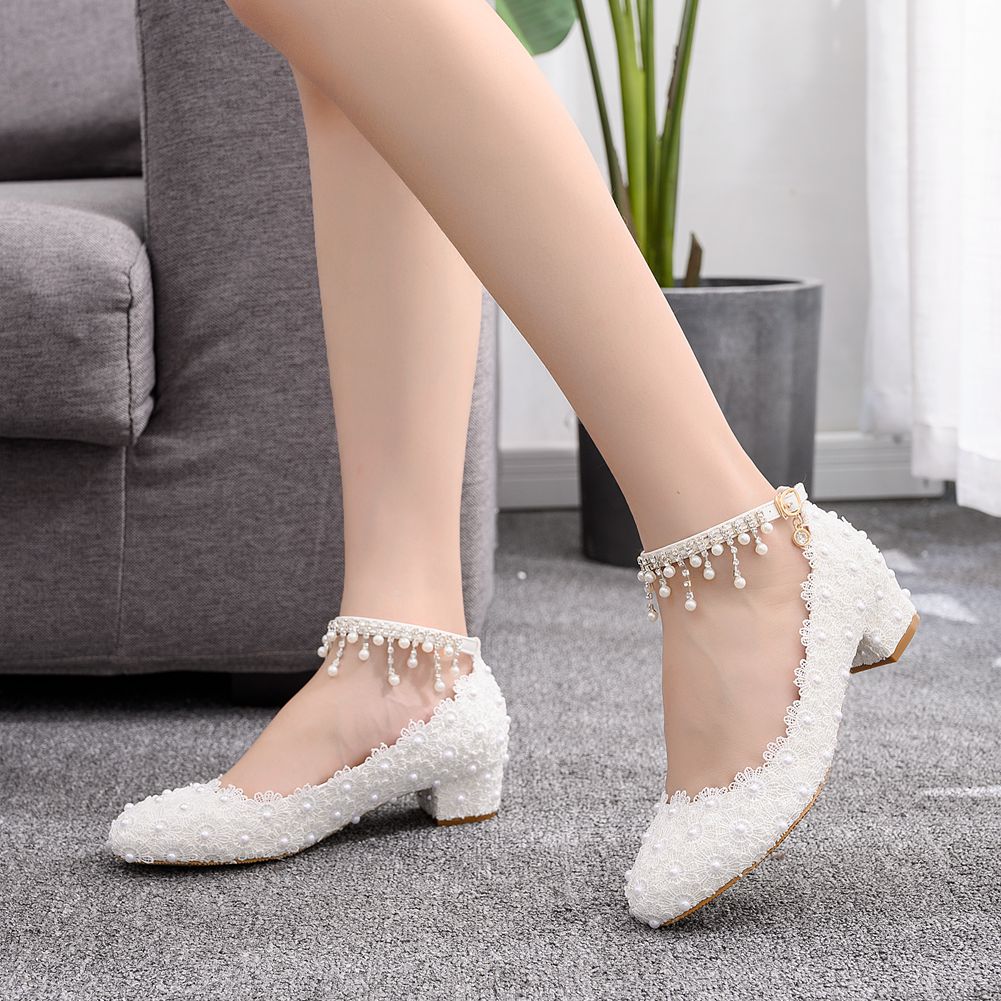 Women's Closed Toe Low Chunky  - Women'S Formal Wear For Wedding avis et prix