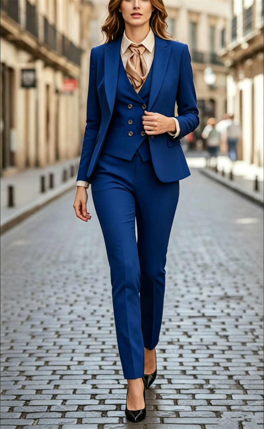 Women’s Black 3 Pieces Suit Se - Women Formal Wear Tailor avis et prix