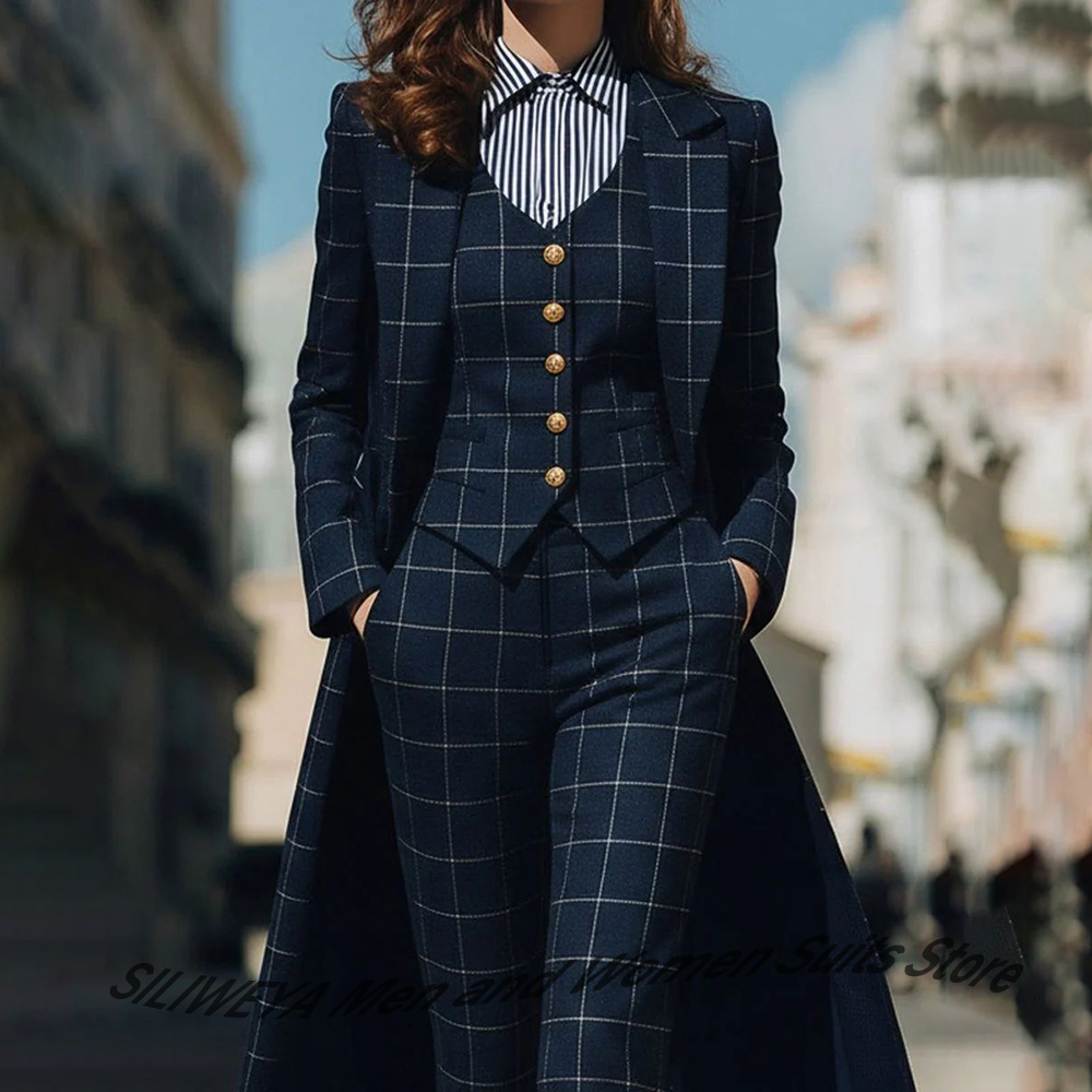 Sophisticated Navy Blue Women' - Women'S Office Formal Wear For Ladies avis et prix