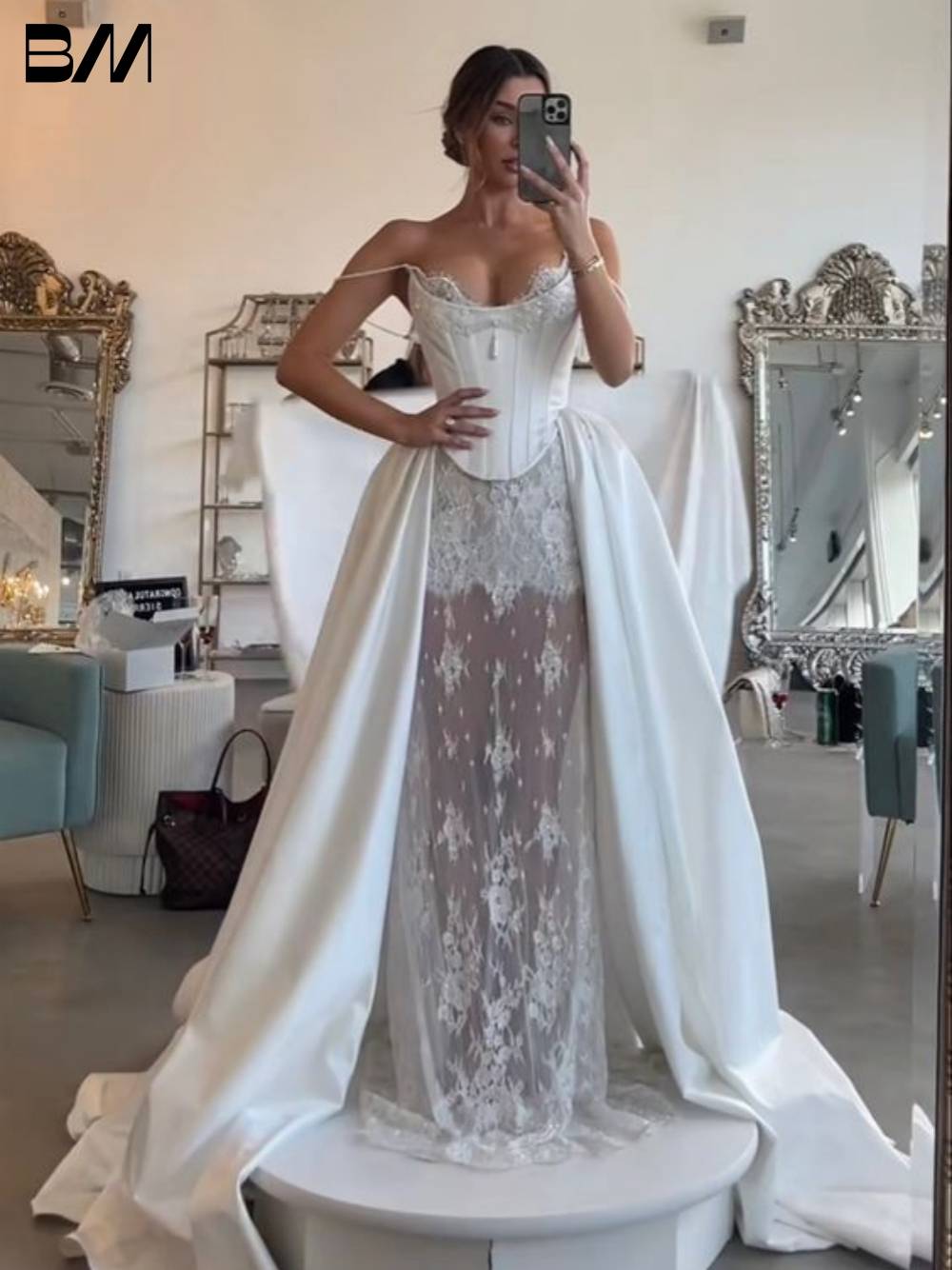 Fashionable Lace Corset Weddin - Vintage Women'S Formal Wear avis et prix