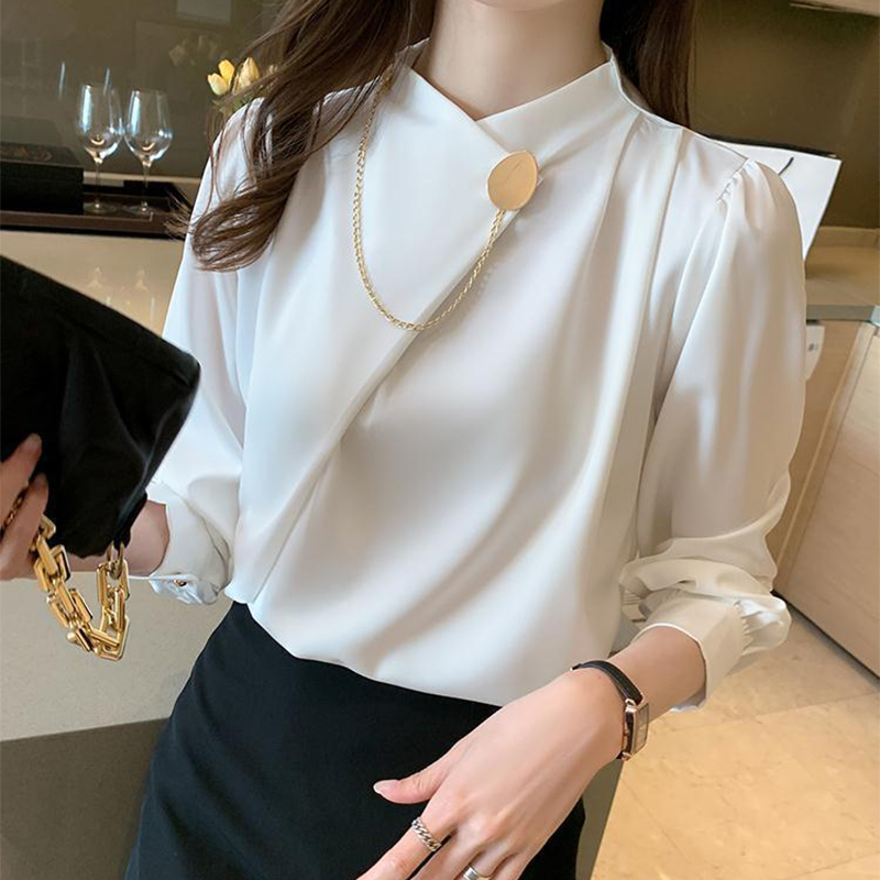 Solid Color Elegant Long Sleev - Women Formal Wear Winter avis et prix