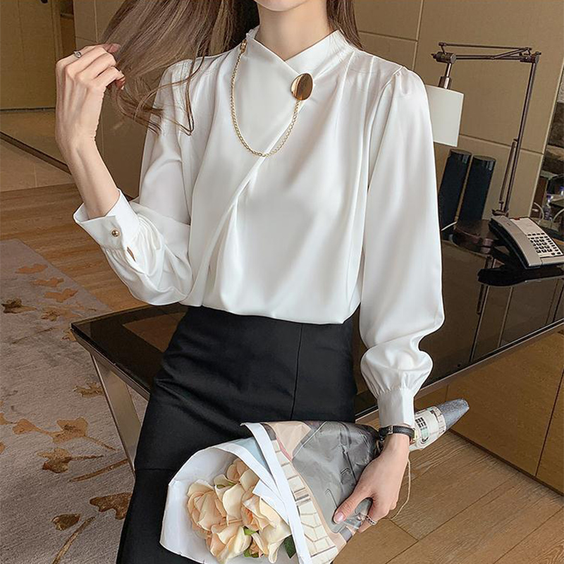 Solid Color Elegant Long Sleev - Women Formal Wear Winter avis et prix