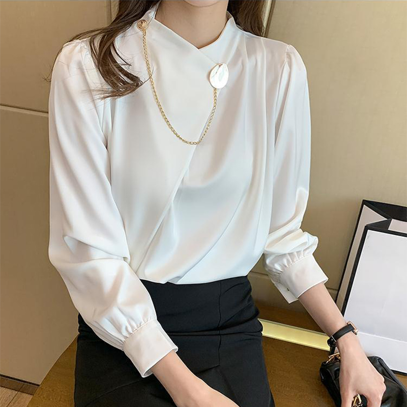 Solid Color Elegant Long Sleev - Women Formal Wear Winter avis et prix