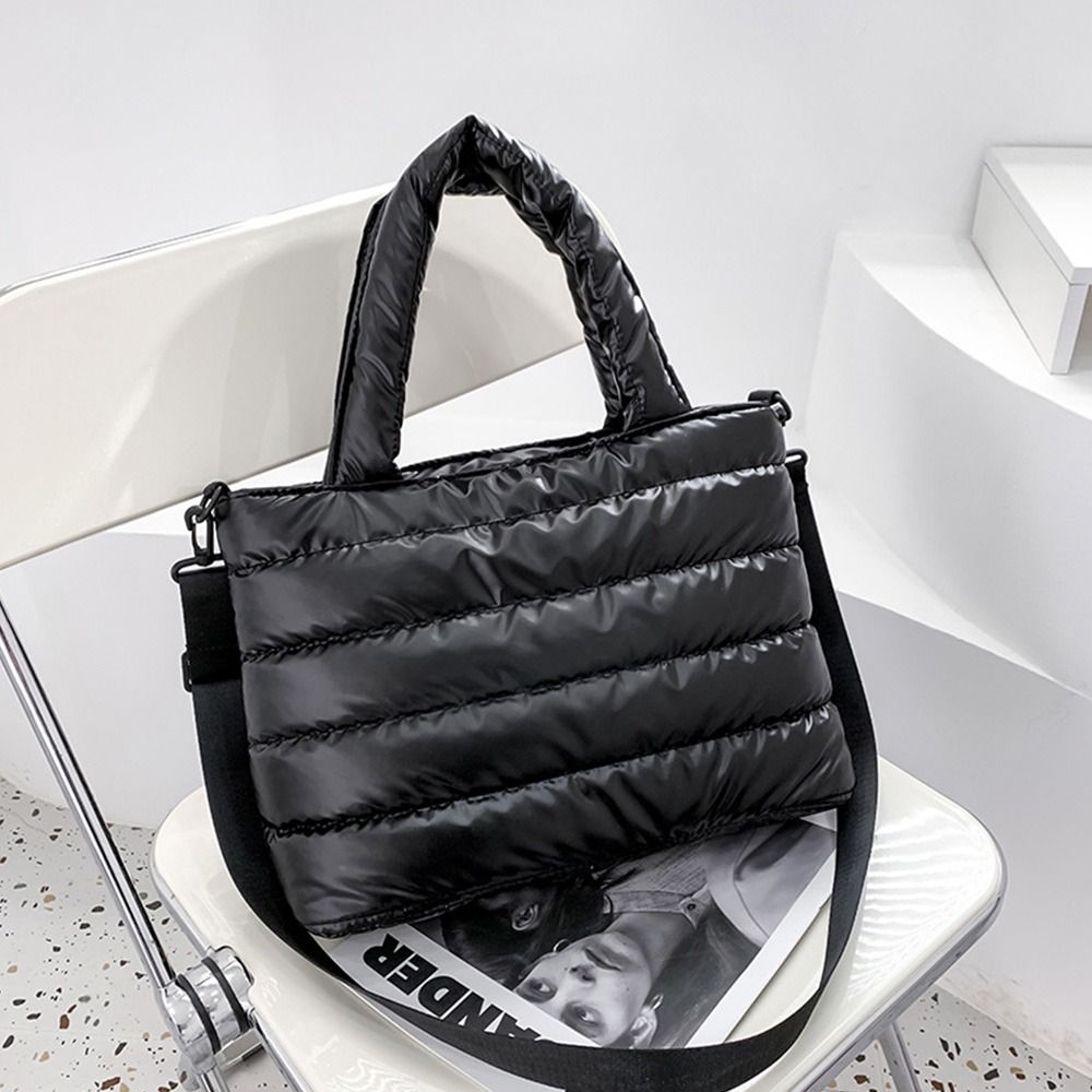 Women Puffer Tote Bag Quilted  - Shoulder Bag Structured avis et prix
