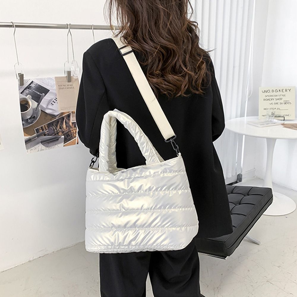 Women Puffer Tote Bag Quilted  - Shoulder Bag Structured avis et prix