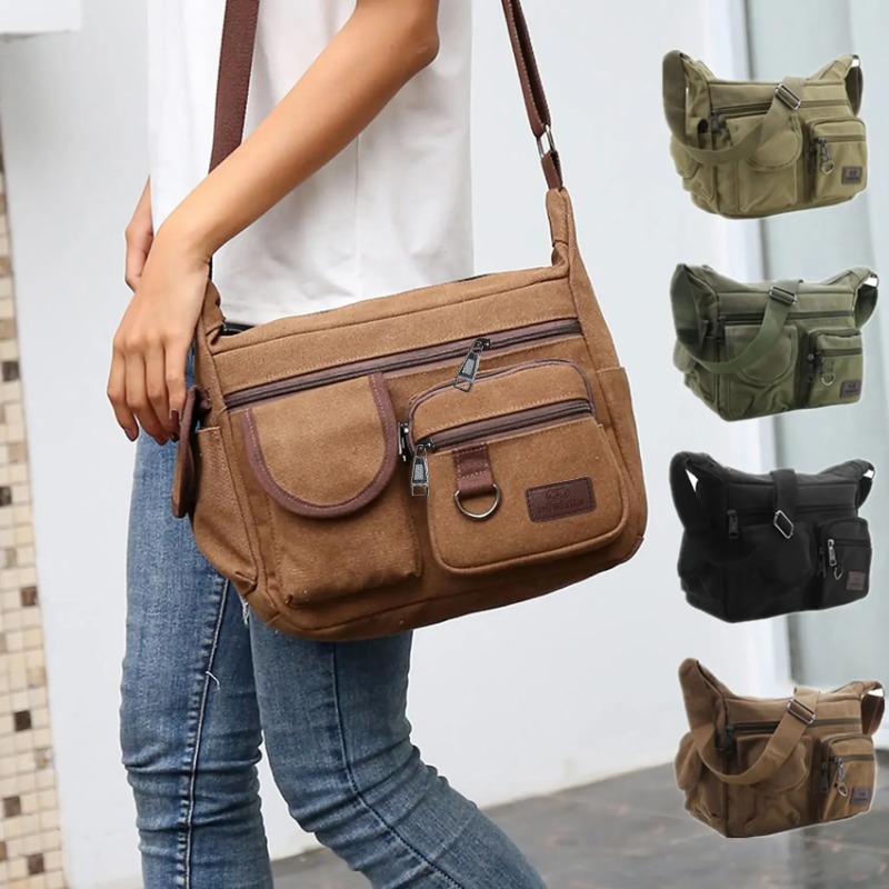 Men Casual Sling Bag Messenger - Shoulder Bag Structured avis et prix