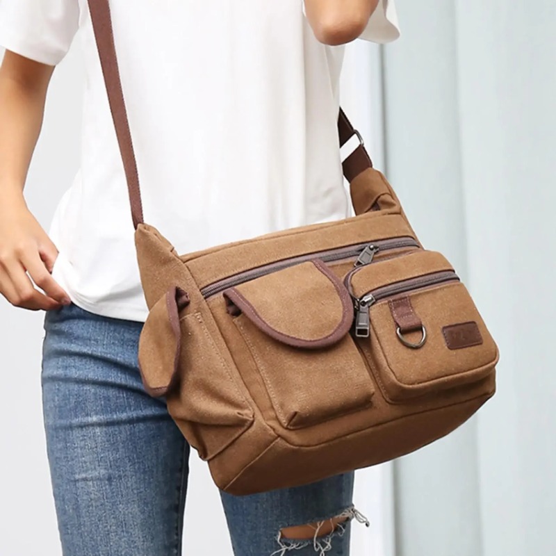Men Casual Sling Bag Messenger - Shoulder Bag Structured avis et prix