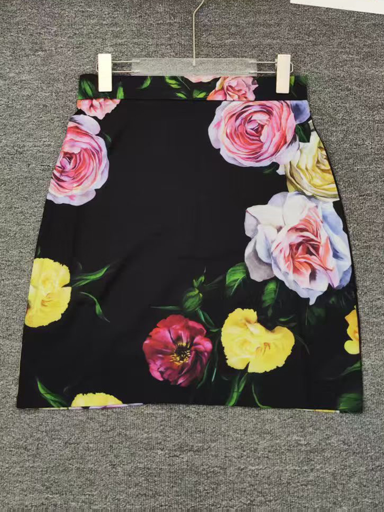 Retro flower print long-sleeve - Women Formal Wear For Summer avis et prix