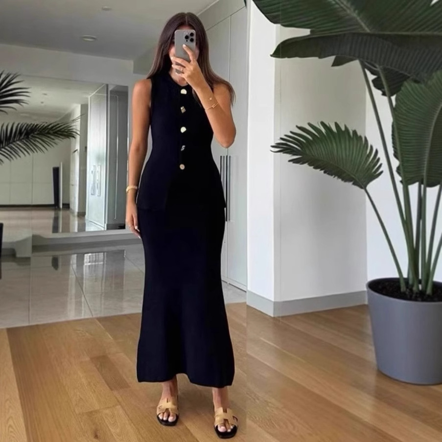 Round-neck Single-breasted Sle - Women'S Office Formal Wear For Ladies avis et prix