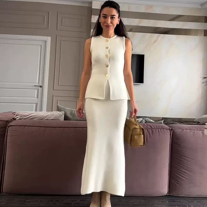 Round-neck Single-breasted Sle - Women'S Office Formal Wear For Ladies avis et prix