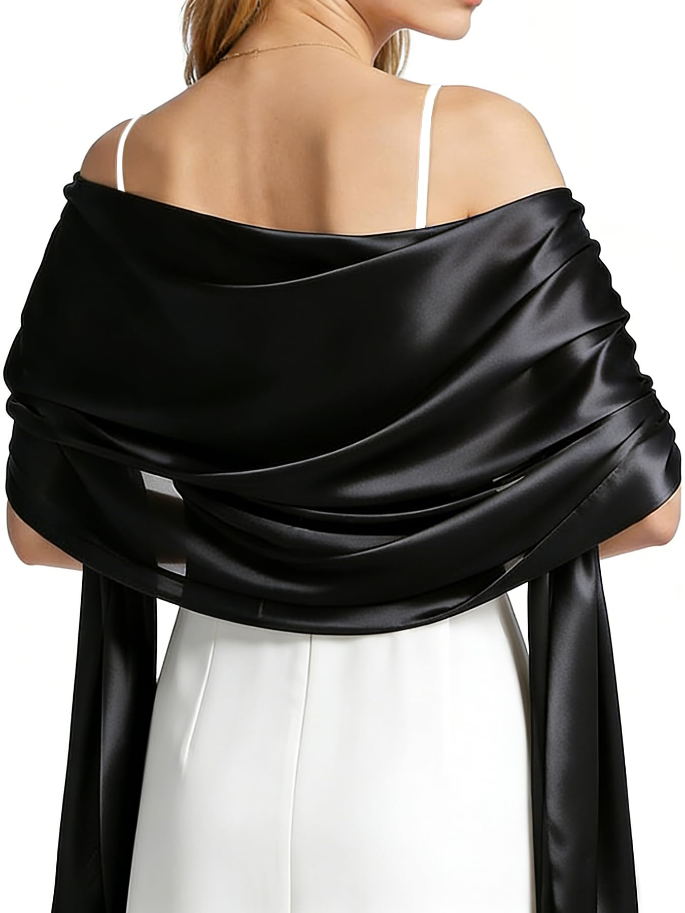 Women Satin Shawl Wrap for Eve - Women Formal Wear For Summer avis et prix