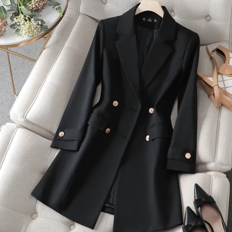 Autumn Winter Jacket Women Lon - Women'S Office Formal Wear For Ladies avis et prix