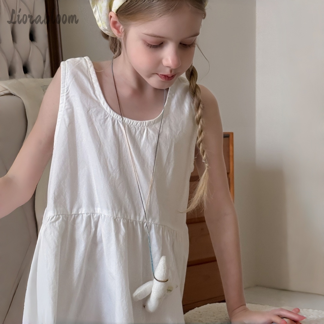 Girls' White Dress Simple Maxi - Women Formal Wear Dress avis et prix