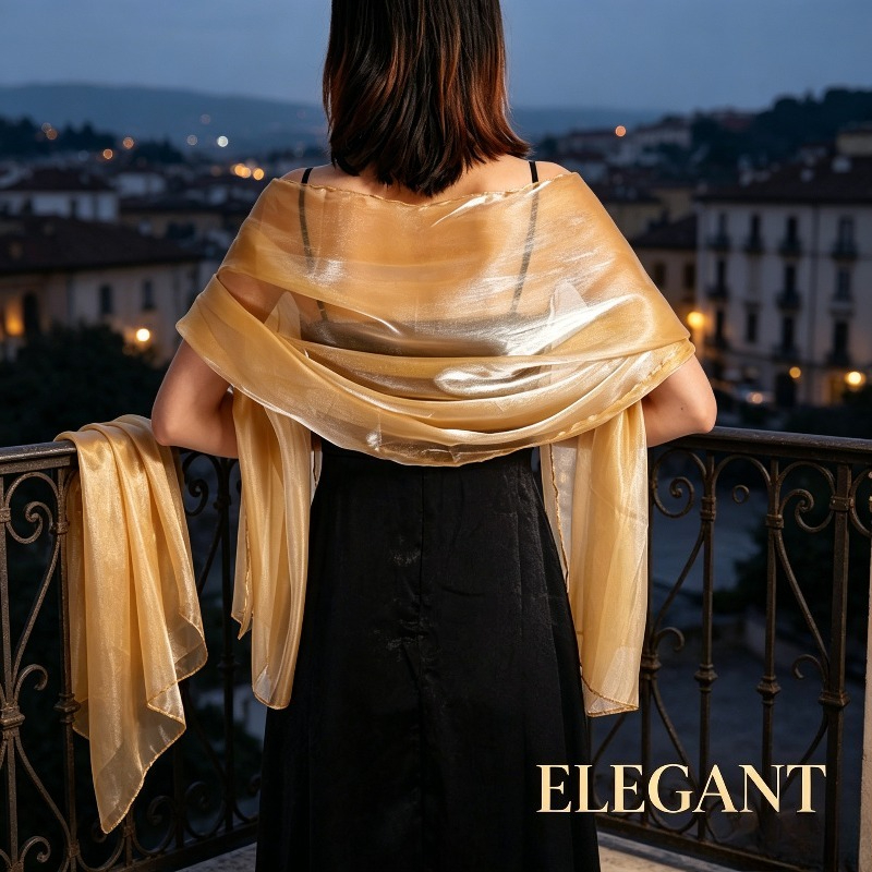 Elegant Solid Color Shawl for  - Women Formal Wear Dress avis et prix