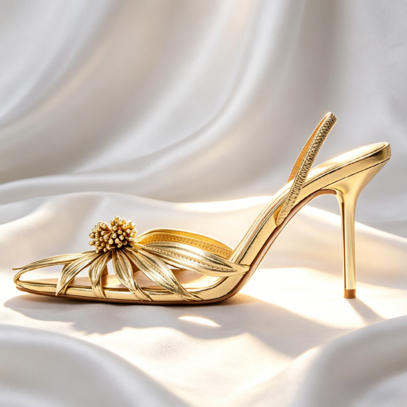 Luxury Gold Floral Detail Slin - Women'S Formal Wear For Wedding avis et prix