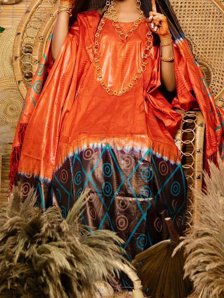 African Printed Gown: Evening  - Women'S Formal Traditional Wear avis et prix