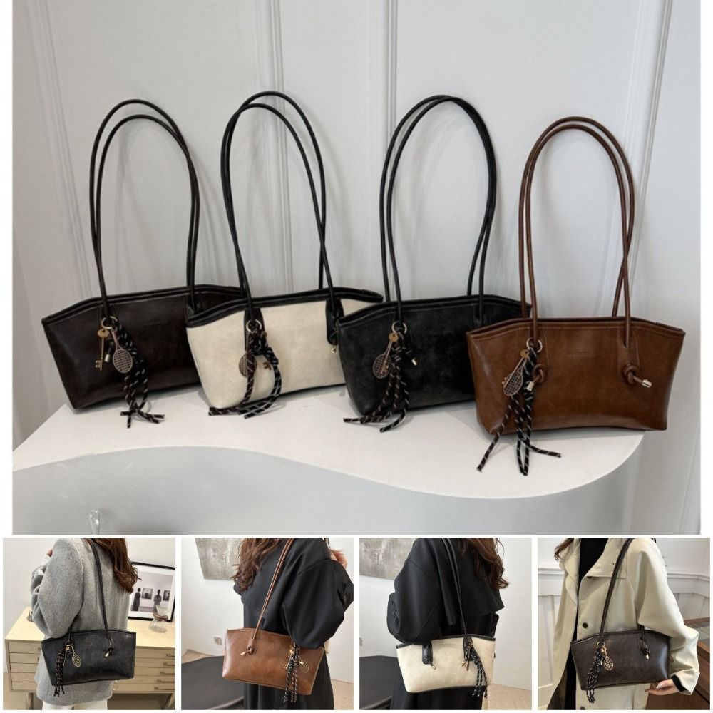Y2K Trend Large Capacity Work  - Shoulder Bag Structured avis et prix