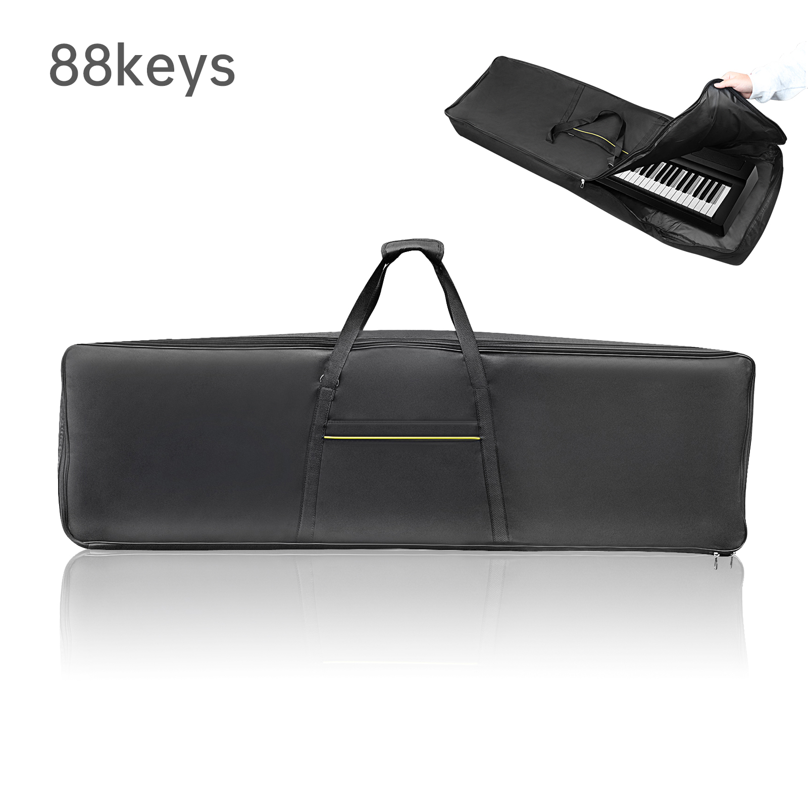 88 Keys Black Organ Gig Pocket - Shoulder Bag Structured avis et prix
