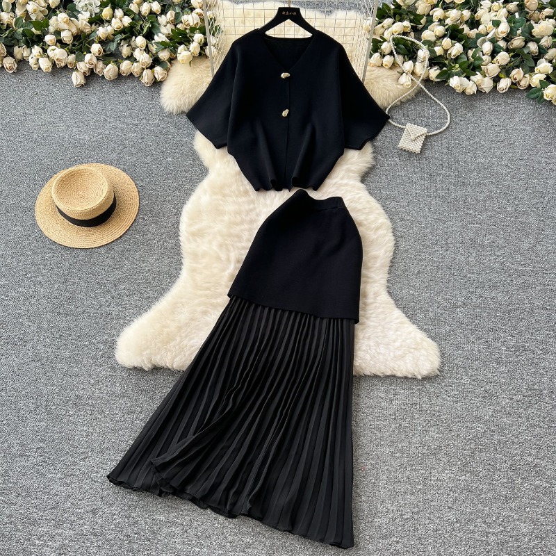 Knit Two Piece Women Top Dress - Women Formal Wear For Summer avis et prix