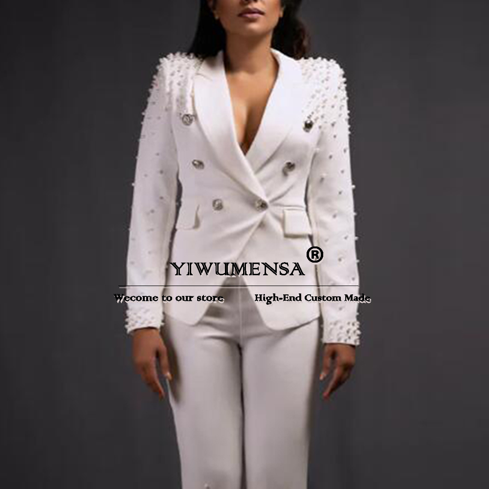 Luxury Women Pants Suits Slim  - Women Formal Wear Tailor avis et prix