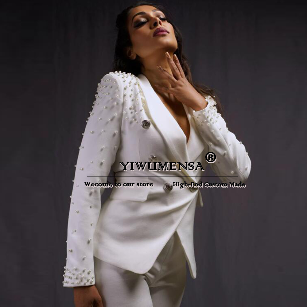 Luxury Women Pants Suits Slim  - Women Formal Wear Tailor avis et prix