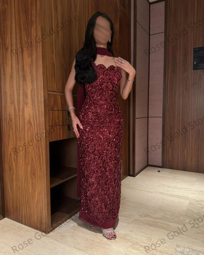 Luxurious Sequin Mermaid Prom  - Formal Gala Wear Women avis et prix
