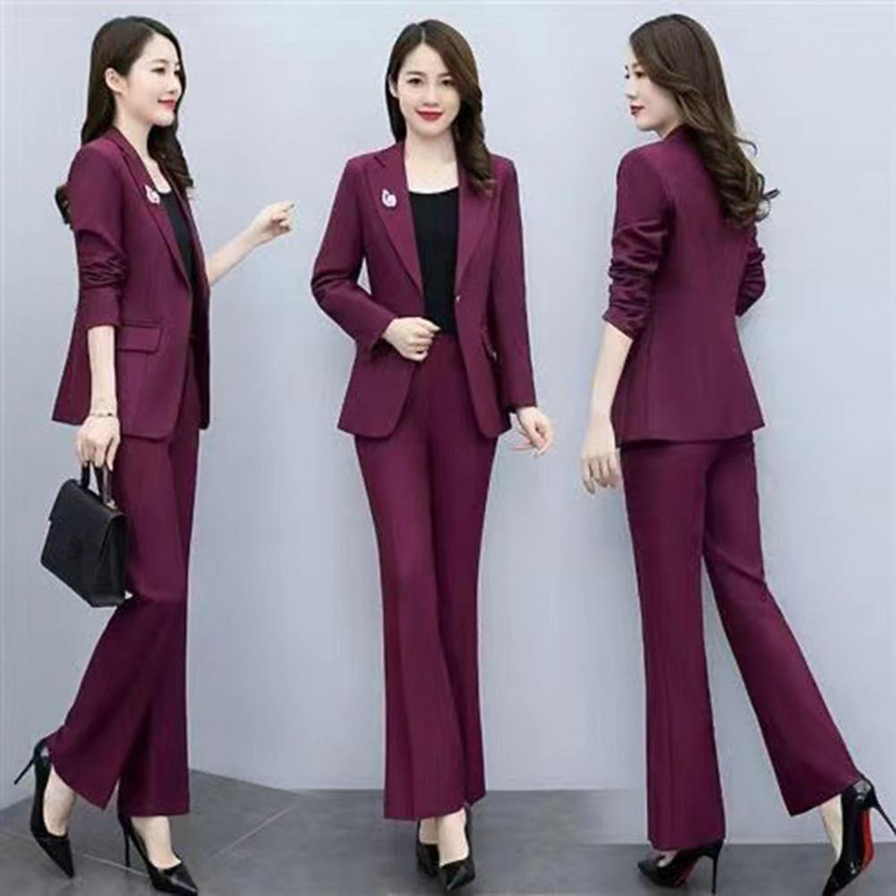 2 Pcs/Set Lady Formal Coat Pan - Women'S Office Formal Wear For Ladies avis et prix